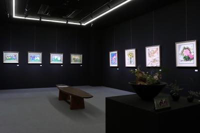 1回目の展覧会の様子(当館2階展示室)