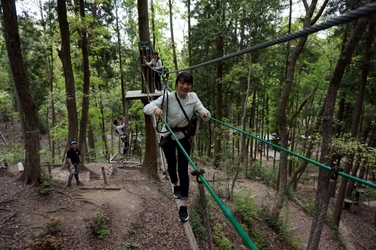 令和最初の夏休み　 名古屋から1時間、岐阜県百年公園内に 森林活用型アドベンチャーパーク「冒険の森」がオープン！