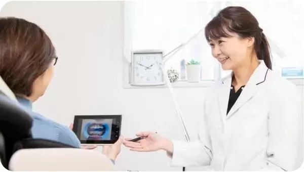 毎回ていねいな歯科医師による施術