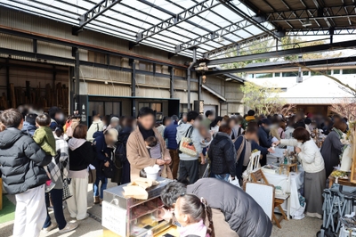 宇治でも人気の大盛況マルシェ(前回の様子)