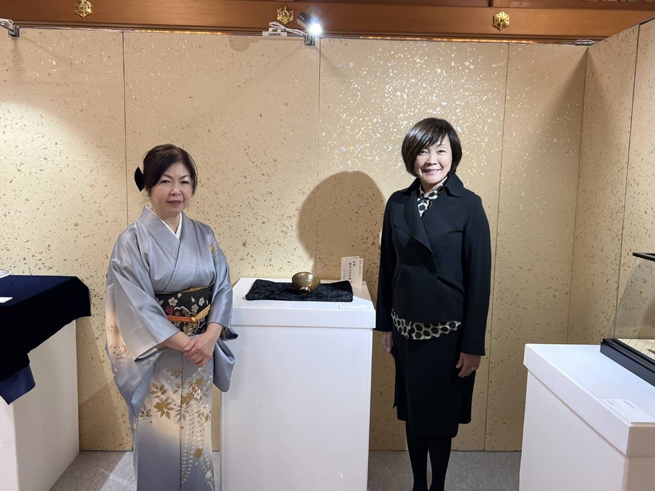 安倍昭恵さんも書の展示会を開催しており、藝展にもお立ち寄り頂きました！