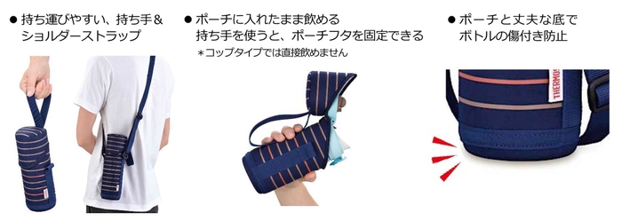 『サーモス マイボトルポーチ(APF-350/500)』製品特長