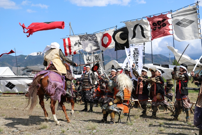 川中島合戦戦国絵巻の風景(3)