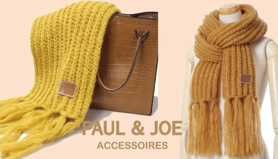 【WEB ONLY！】PAUL & JOE ACCESSOIRES（ポール & ジョー アクセソワ）のマフラー＆帽子を販売開始中ーMOONBATー