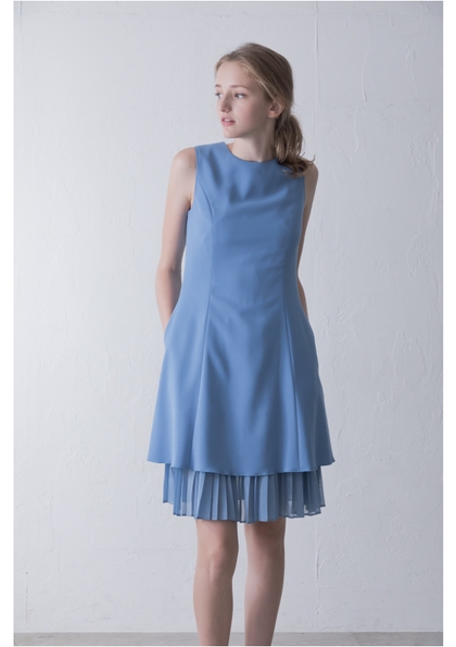 Pleat Dress/￥65&#44;000