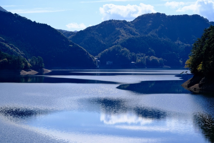面河ダム公園で水の大切さや自然の美しさ