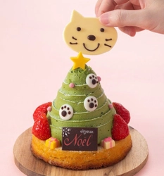 アレンジできるクリスマスケーキ  みんなで作ろう！“いろねこ”ツリーケーキ 2019年10月21日（月）より予約受付開始 大阪新阪急ホテルにて
