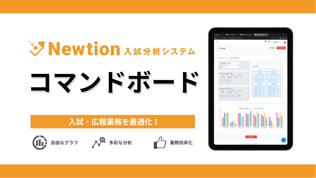 株式会社票簿会計センター、Newtion入試分析システムに