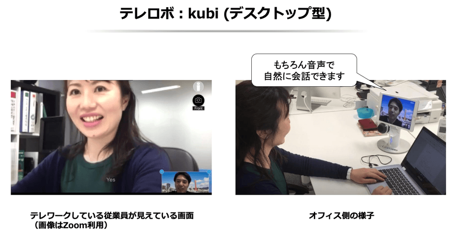 iPresence_kubi_使用例