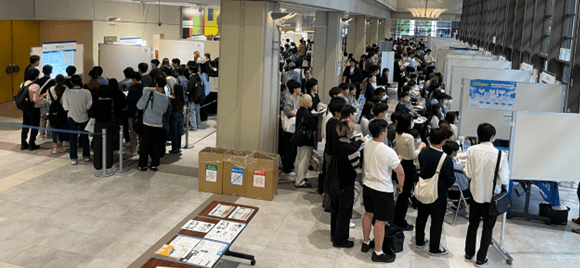 令和6年（2024年）5月に開催した「業界研究フェア（春の陣）」の様子