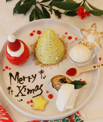 TAMAGOYA ベーカリーカフェスイーツプレート ~クリスマスver~
