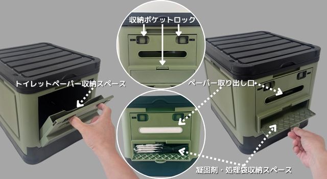 付属品内部収納式