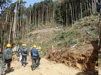 やまぐち森の仕事見学ツアー in 山口県周南市