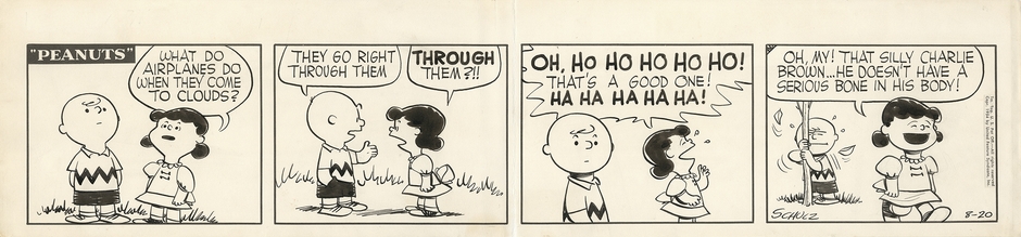 ピーナッツ原画1954年8月20日