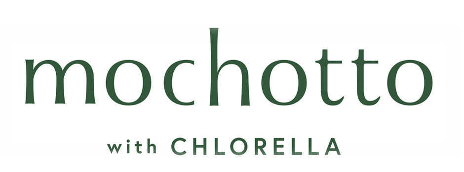 mochotto with CHLORELLA ロゴ
