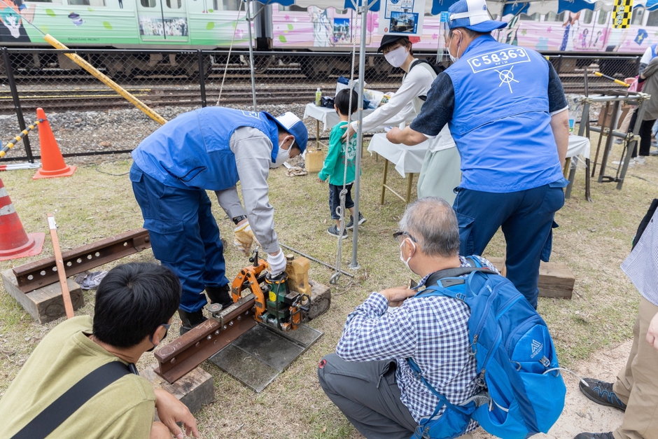 保線・電気設備展示　イメージ