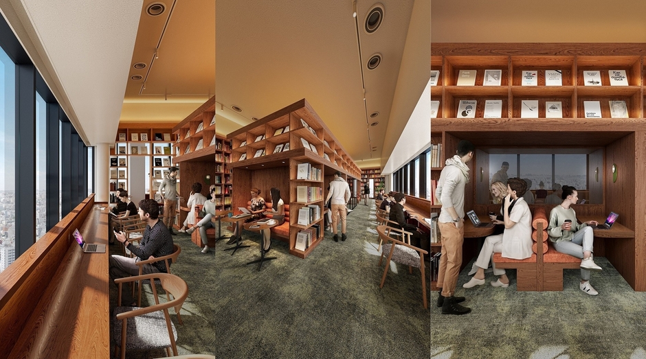 ▲ワーキングラウンジ(イメージ)