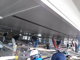 【納入事例レポート】あ、ここにも杉田エース！Vol.153沖縄県那覇市の旭橋駅周辺再開発事業において、スパンドレルの納入・施工を行いました。