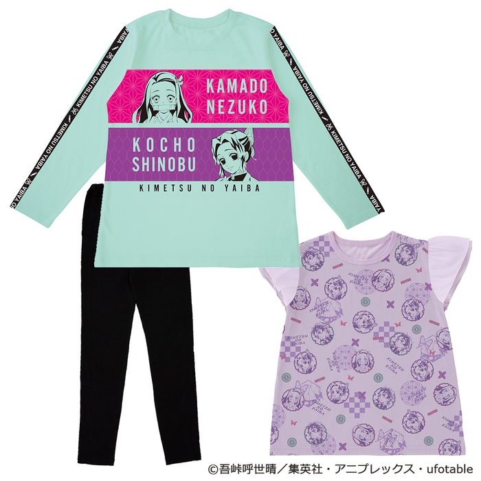 光る!2TOPSパジャマ(女児)_2