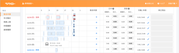 複数台PCを連携した際のユーザー画面のイメージ