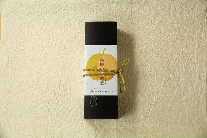 多摩川梨羊羹　パッケージ
