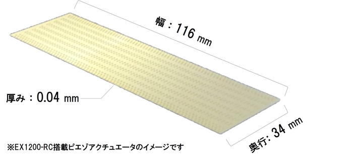 一体型ピエゾアクチュエータ