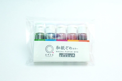 和紙ぞめカラー 5色セット
