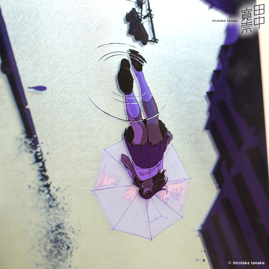 田中寛崇 アクリルアート「雨を閉じ込めて」(ミラー)