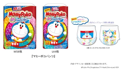 パンツ期の体型変化に合わせて、モレ・やわらかさを新改良！ 『マミーポコパンツ』リニューアル 2020年11月中旬 全国にて新発売