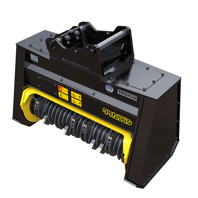 林業用マルチャー「タケカルゴン」