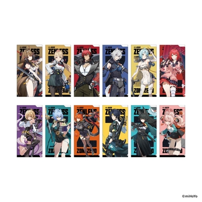 ▲第2弾:1/17(土)~2/1(日) ゼンレスゾーンゼロ オリジナルチケットファイル(全12種)