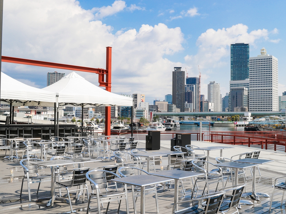 テラス席のロケーション