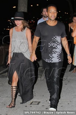 Chrissy Teigen with John Legend