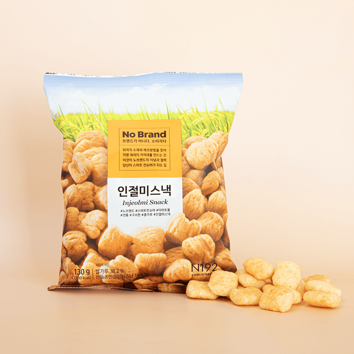 韓国でも人気のNo Brandの「きなこもち(インジョルミ)スナック」