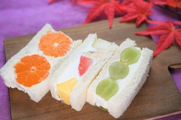 3種のフルーツサンド