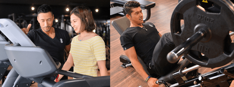 《トレーナーは10時~22時まで勤務》