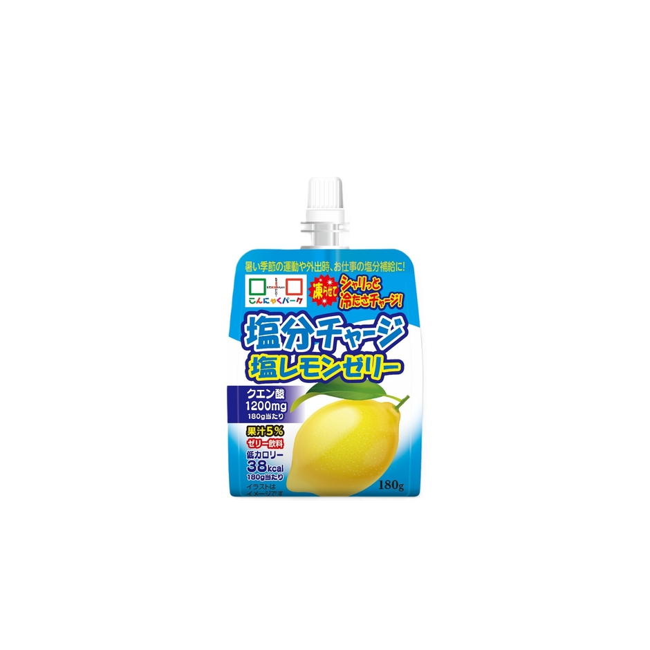 飲む塩分チャージ 塩レモンゼリー(180g)