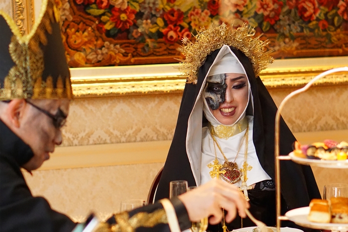  ティーパーティーの様子