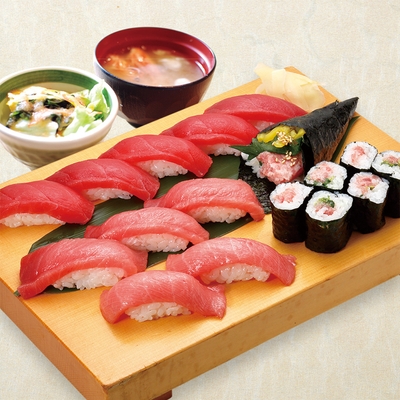 最強本まぐろセット通常￥3,480(税込)→半額￥1,740(税込)