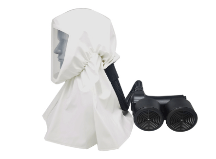 図. 電動エア供給フィルター 呼吸用保護具の製品画像