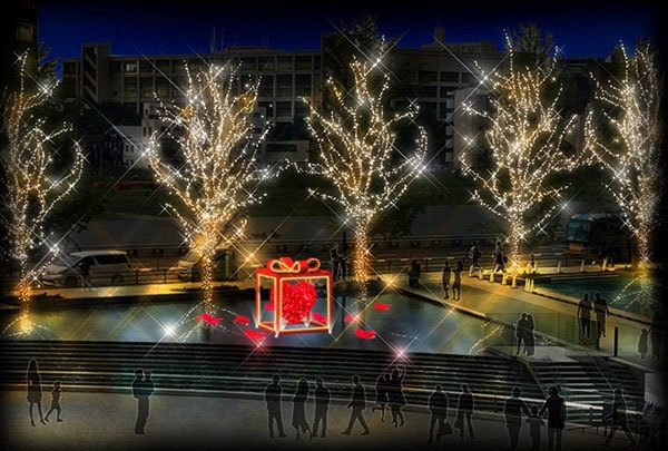 Red Heart Gift 場所:うめきた広場