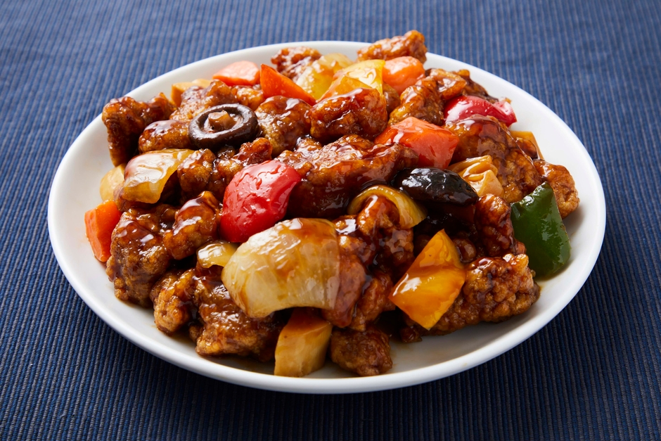 王道 黒酢酢豚 伝統の味