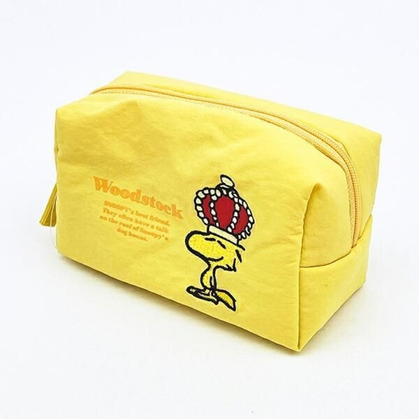 スヌーピーのシンプルなコスメポーチ