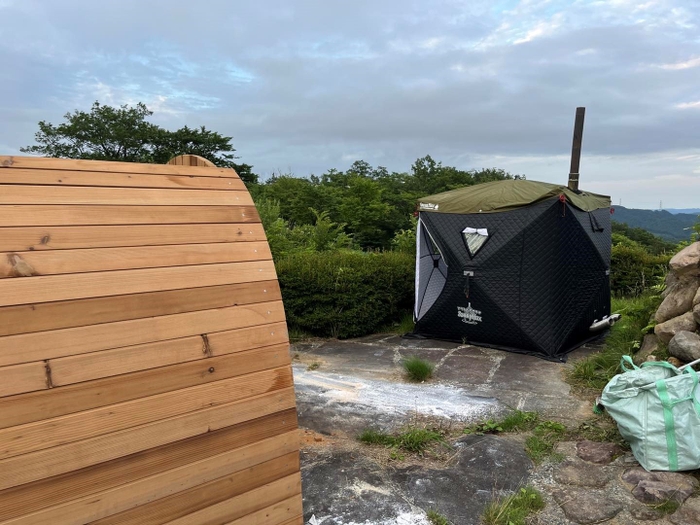 宮城県蔵王山麓の開発現場