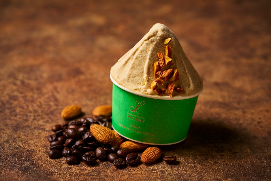 シルベッタフェスティバル優勝ジェラート「カフェアーモンド ベルガモット風味」