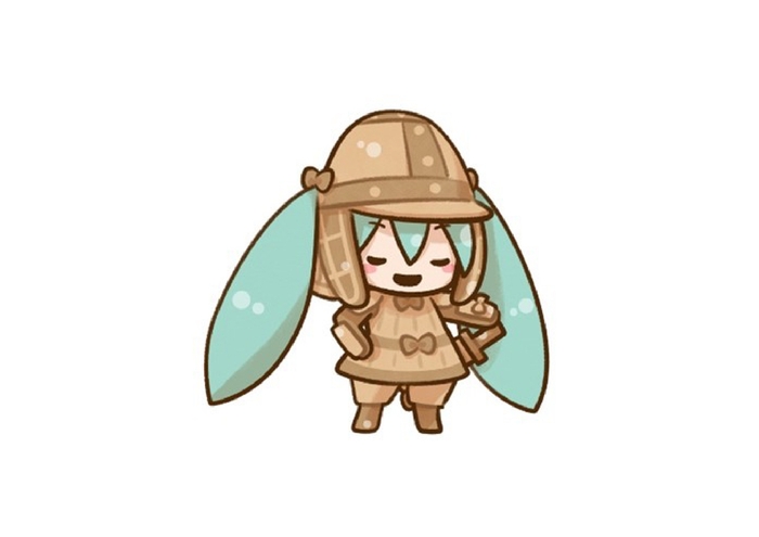 ▲「埴輪 挂甲の武人ミク」 Art by 三月八日 (C) Crypton Future Media, INC. www.piapro.net