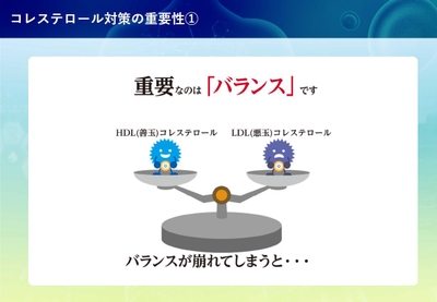 <LDLとHDLのバランスが重要>