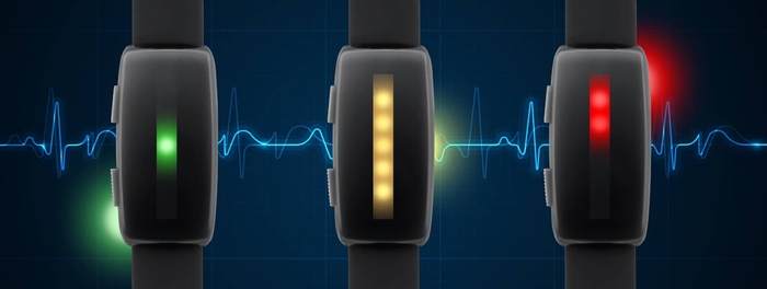 手首につけるだけのシンプルで使いやすい設計