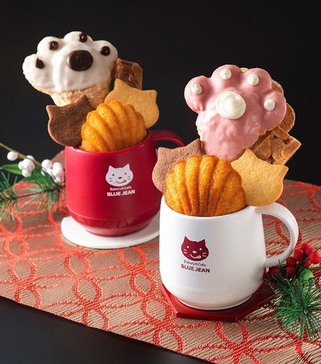 新春いろねこ紅白マグ