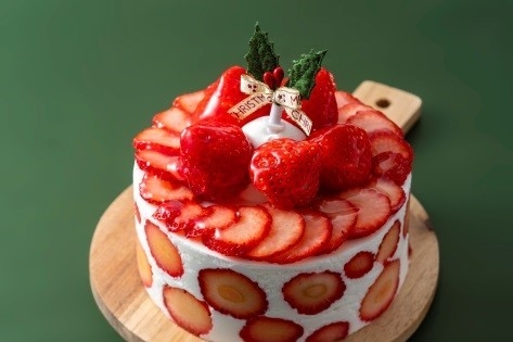 ストロベリー・ドット・ショートケーキ(直径約12cm)※1階ラウンジ「ブリアン」限定販売